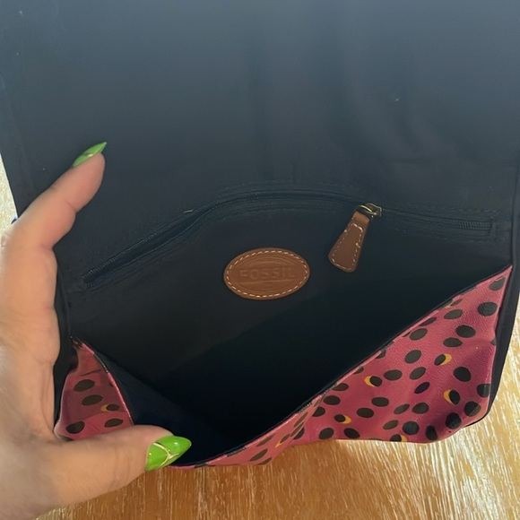 Pink Polka Dot Fossil Crossbody Bag - Picture 4 of 6